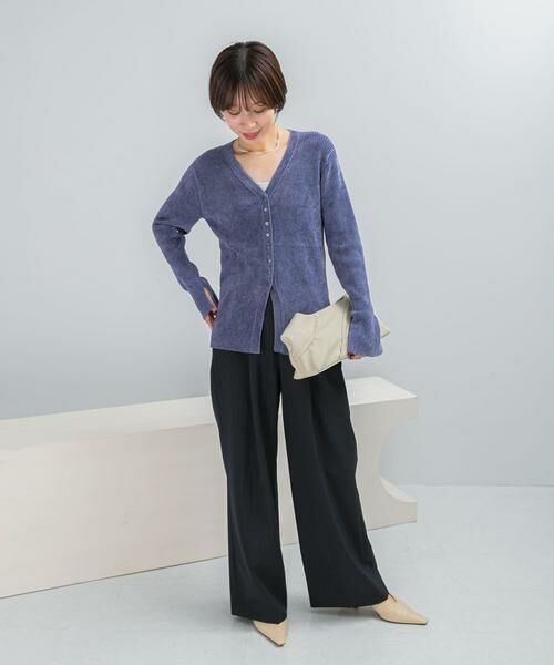 URBAN RESEARCH ROSSO / アーバンリサーチ ロッソ カーディガン・ボレロ | モールVネックニットカーディガン | 詳細3