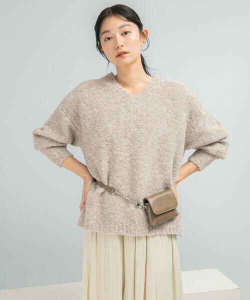 URBAN RESEARCH ROSSO / アーバンリサーチ ロッソ ニット・セーター | 『WEB限定』Vネックカーブスリーブニット | 詳細3