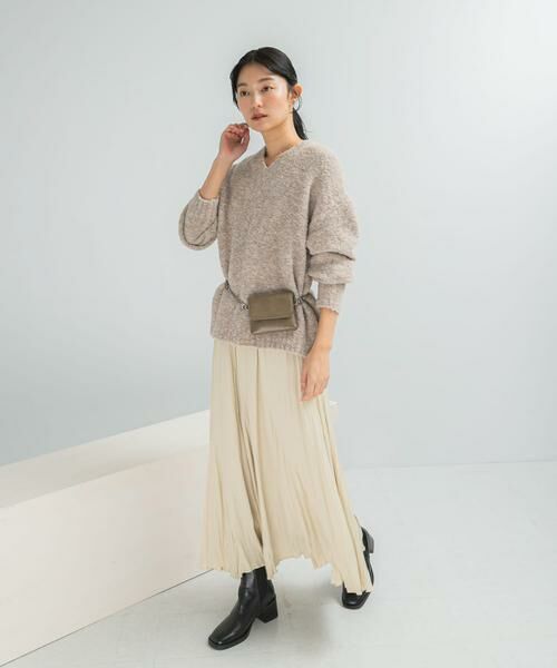 URBAN RESEARCH ROSSO / アーバンリサーチ ロッソ ニット・セーター | 『WEB限定』Vネックカーブスリーブニット | 詳細4
