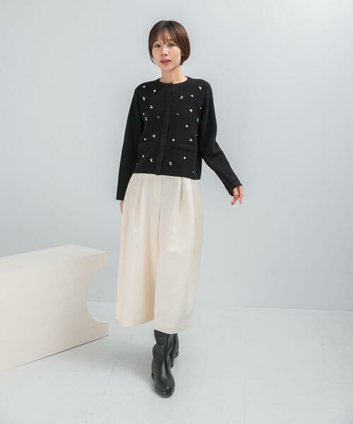 URBAN RESEARCH ROSSO / アーバンリサーチ ロッソ カーディガン・ボレロ | ビジューショートカーディガン | 詳細7