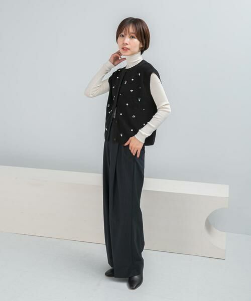 URBAN RESEARCH ROSSO / アーバンリサーチ ロッソ ニット・セーター | ビジューニットベスト | 詳細3