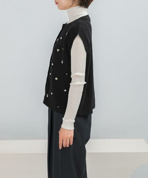 URBAN RESEARCH ROSSO / アーバンリサーチ ロッソ ニット・セーター | ビジューニットベスト | 詳細5