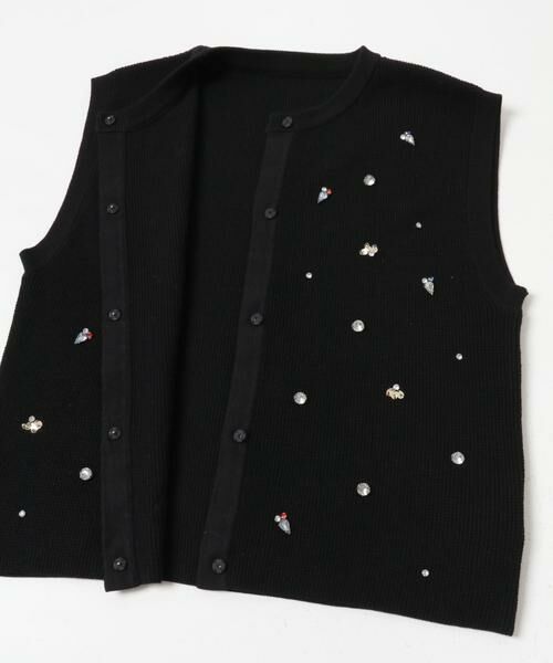 URBAN RESEARCH ROSSO / アーバンリサーチ ロッソ ニット・セーター | ビジューニットベスト | 詳細9