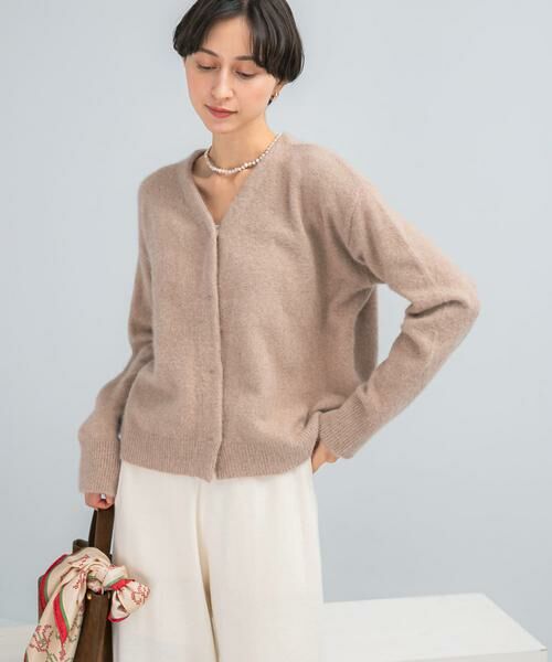 URBAN RESEARCH ROSSO/アーバンリサーチ ロッソ エアリーニット2WAYカーディガン ベージュ FREE URBAN RESEARCH ROSSO/アーバンリサーチ ロッソ エアリーニット2WAYカーディガン ベージュ FREE