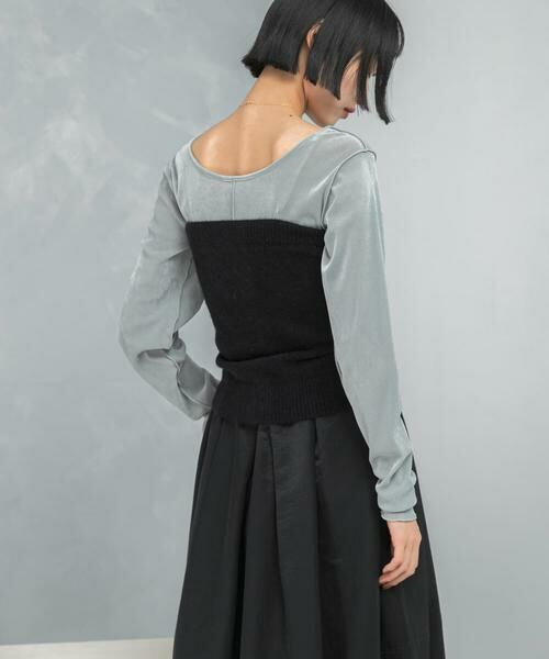 URBAN RESEARCH ROSSO / アーバンリサーチ ロッソ ニット・セーター | エアリーニットボタンデザインビスチェ | 詳細3