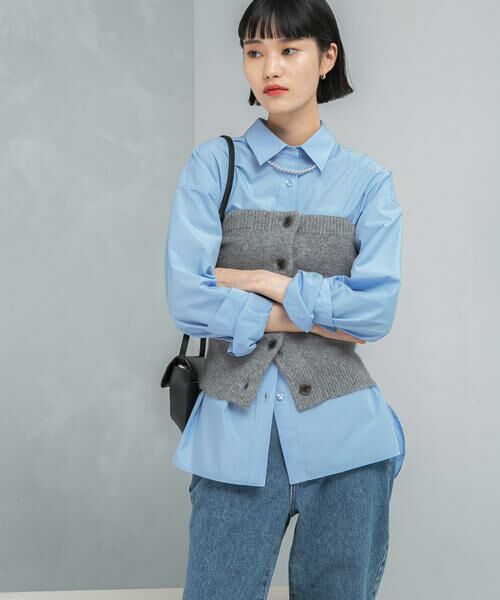 URBAN RESEARCH ROSSO / アーバンリサーチ ロッソ ニット・セーター | エアリーニットボタンデザインビスチェ | 詳細12