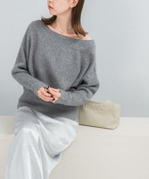 URBAN RESEARCH ROSSO / アーバンリサーチ ロッソ ニット・セーター | エアリーニット2WAYネックプルオーバー | 詳細3