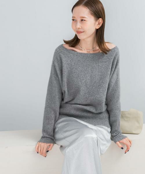 URBAN RESEARCH ROSSO / アーバンリサーチ ロッソ ニット・セーター | エアリーニット2WAYネックプルオーバー | 詳細4