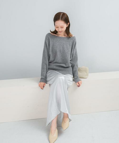 URBAN RESEARCH ROSSO / アーバンリサーチ ロッソ ニット・セーター | エアリーニット2WAYネックプルオーバー | 詳細5