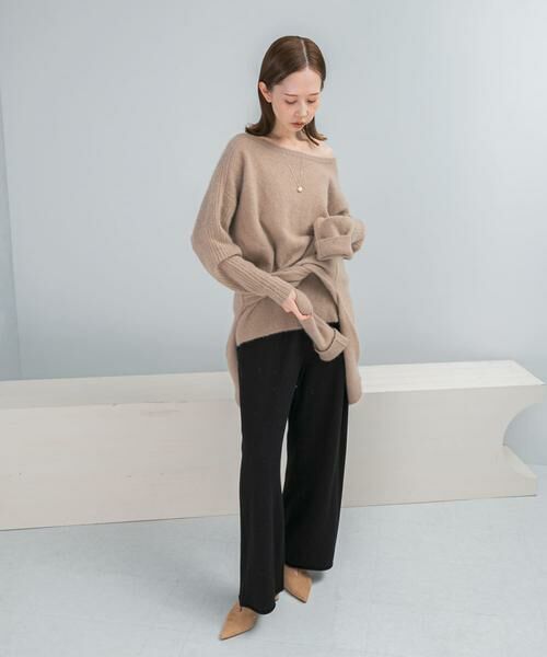 URBAN RESEARCH ROSSO / アーバンリサーチ ロッソ ニット・セーター | エアリーニット2WAYネックプルオーバー | 詳細15