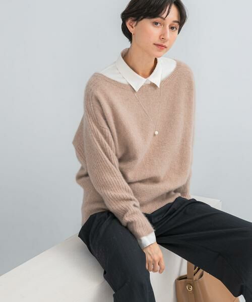 URBAN RESEARCH ROSSO / アーバンリサーチ ロッソ ニット・セーター | エアリーニット2WAYネックプルオーバー | 詳細16