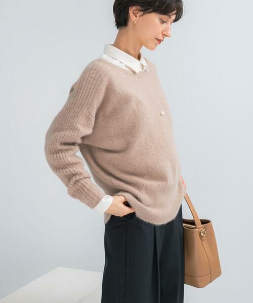 URBAN RESEARCH ROSSO / アーバンリサーチ ロッソ ニット・セーター | エアリーニット2WAYネックプルオーバー | 詳細18