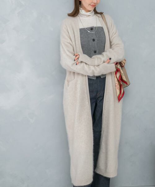 URBAN RESEARCH ROSSO / アーバンリサーチ ロッソ カーディガン・ボレロ | ファーニットロングガウン | 詳細2