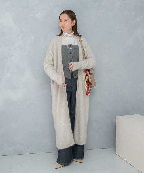 URBAN RESEARCH ROSSO / アーバンリサーチ ロッソ カーディガン・ボレロ | ファーニットロングガウン | 詳細5