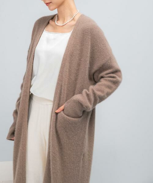 URBAN RESEARCH ROSSO / アーバンリサーチ ロッソ カーディガン・ボレロ | ファーニットロングガウン | 詳細27