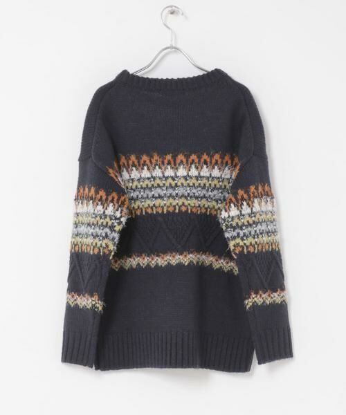 URBAN RESEARCH ROSSO / アーバンリサーチ ロッソ ニット・セーター | F by ROSSO　ノルディック柄ニットプルオーバー | 詳細10