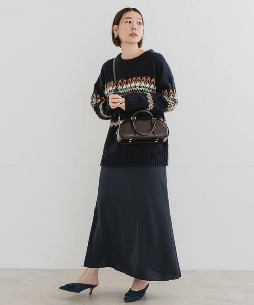 URBAN RESEARCH ROSSO / アーバンリサーチ ロッソ ニット・セーター | F by ROSSO　ノルディック柄ニットプルオーバー | 詳細7