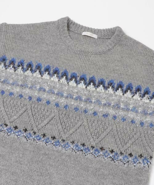 URBAN RESEARCH ROSSO / アーバンリサーチ ロッソ ニット・セーター | F by ROSSO　ノルディック柄ニットプルオーバー | 詳細22