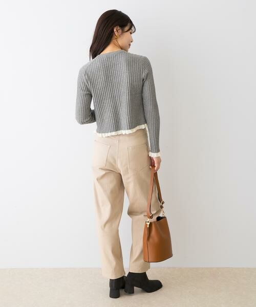 URBAN RESEARCH ROSSO / アーバンリサーチ ロッソ カーディガン・ボレロ | F by ROSSO　スパンコールフリルリブカーディガン | 詳細22