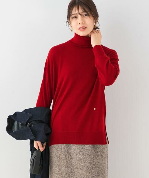 URBAN RESEARCH ROSSO / アーバンリサーチ ロッソ ニット・セーター | F by ROSSO　ウォッシャブル抗ピルタートルニット | 詳細1