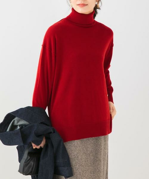 URBAN RESEARCH ROSSO / アーバンリサーチ ロッソ ニット・セーター | F by ROSSO　ウォッシャブル抗ピルタートルニット | 詳細4