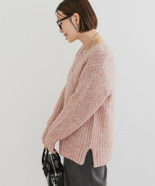 URBAN RESEARCH ROSSO / アーバンリサーチ ロッソ ニット・セーター | F by ROSSO　ミックス糸Vネックニット | 詳細2