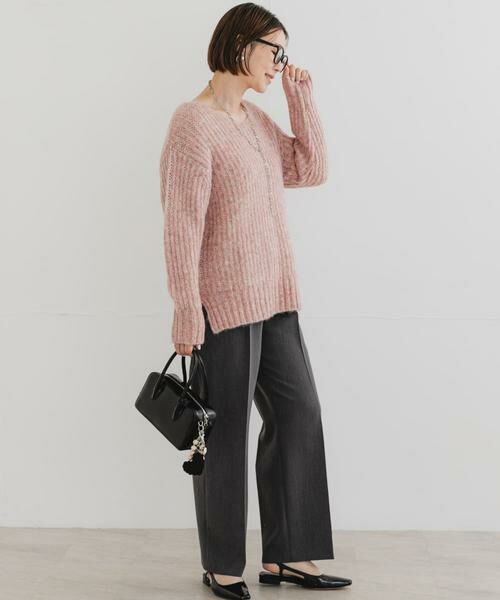 URBAN RESEARCH ROSSO / アーバンリサーチ ロッソ ニット・セーター | F by ROSSO　ミックス糸Vネックニット | 詳細5