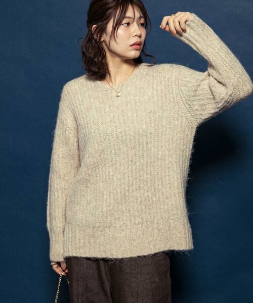 URBAN RESEARCH ROSSO / アーバンリサーチ ロッソ ニット・セーター | F by ROSSO　ミックス糸Vネックニット | 詳細21