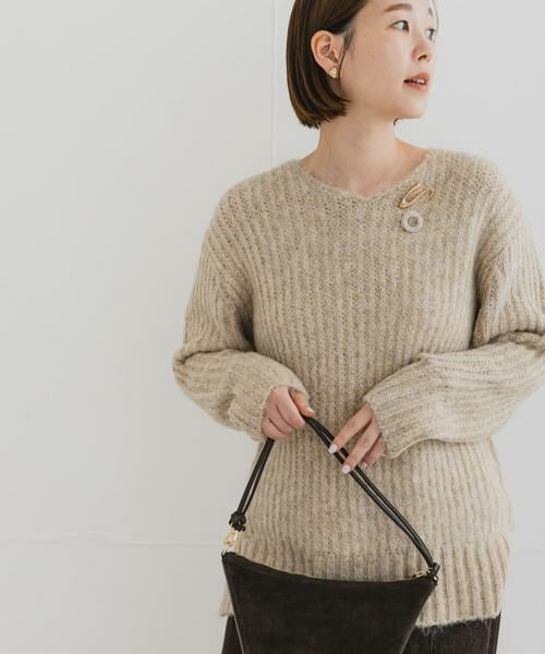 URBAN RESEARCH ROSSO / アーバンリサーチ ロッソ ニット・セーター | F by ROSSO　ミックス糸Vネックニット | 詳細23