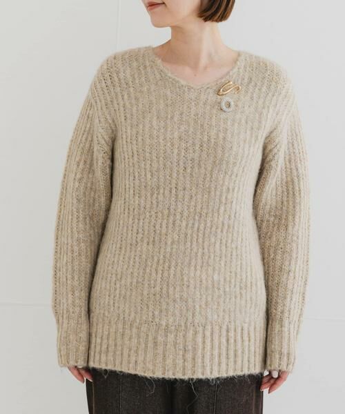 URBAN RESEARCH ROSSO / アーバンリサーチ ロッソ ニット・セーター | F by ROSSO　ミックス糸Vネックニット | 詳細27