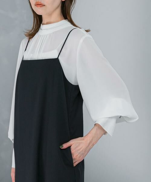 URBAN RESEARCH ROSSO / アーバンリサーチ ロッソ シャツ・ブラウス | ギャザーハイネックブラウス | 詳細4