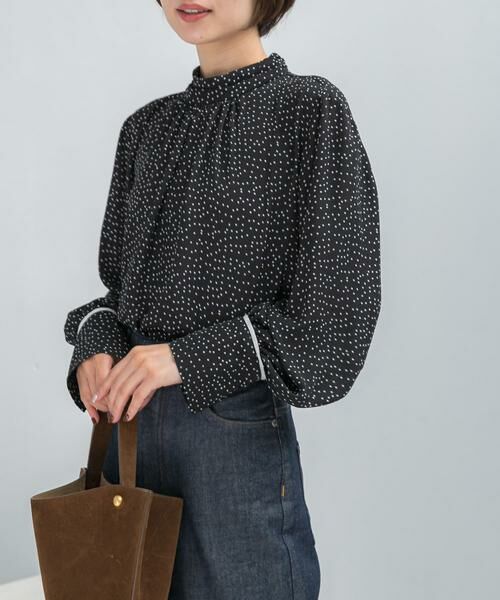 URBAN RESEARCH ROSSO / アーバンリサーチ ロッソ シャツ・ブラウス | ギャザーハイネックブラウス | 詳細7