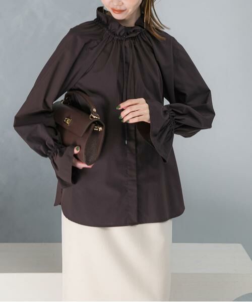 URBAN RESEARCH ROSSO / アーバンリサーチ ロッソ シャツ・ブラウス | フリルカラーブラウス | 詳細1