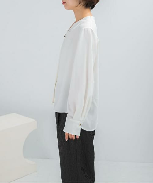 URBAN RESEARCH ROSSO / アーバンリサーチ ロッソ シャツ・ブラウス | Vネックボタンデザインブラウス | 詳細4