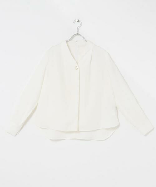 URBAN RESEARCH ROSSO / アーバンリサーチ ロッソ シャツ・ブラウス | Vネックボタンデザインブラウス | 詳細7