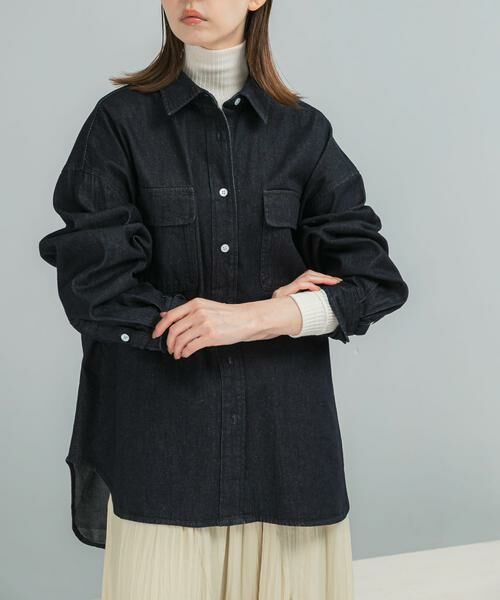 URBAN RESEARCH ROSSO / アーバンリサーチ ロッソ シャツ・ブラウス | 『WEB限定』デニムオーバーシャツ | 詳細4