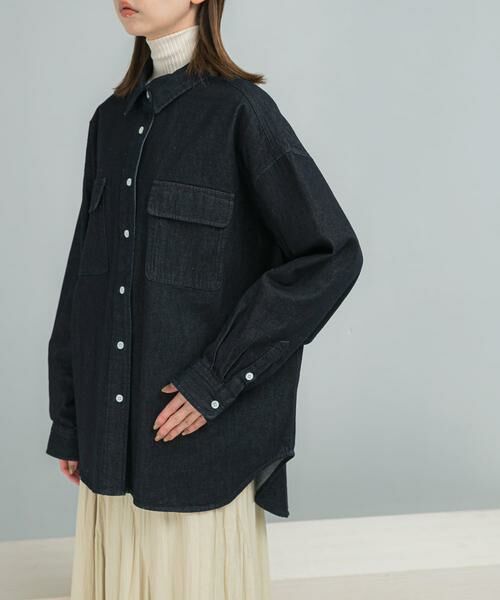 URBAN RESEARCH ROSSO / アーバンリサーチ ロッソ シャツ・ブラウス | 『WEB限定』デニムオーバーシャツ | 詳細8