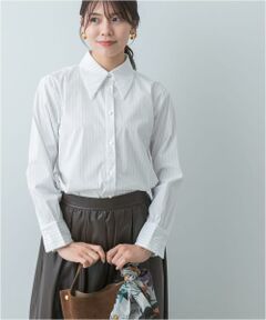 URBAN RESEARCH ROSSO / アーバンリサーチ ロッソ シャツ・ブラウス | F by ROSSO　トリミングレースビッグカラーシャツ