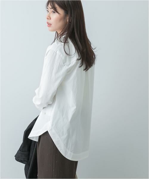 URBAN RESEARCH ROSSO / アーバンリサーチ ロッソ シャツ・ブラウス | F by ROSSO　トリミングレースビッグカラーシャツ | 詳細13