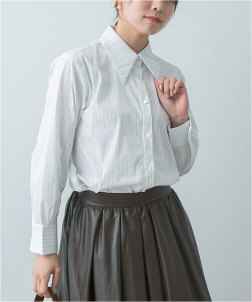 URBAN RESEARCH ROSSO / アーバンリサーチ ロッソ シャツ・ブラウス | F by ROSSO　トリミングレースビッグカラーシャツ | 詳細22