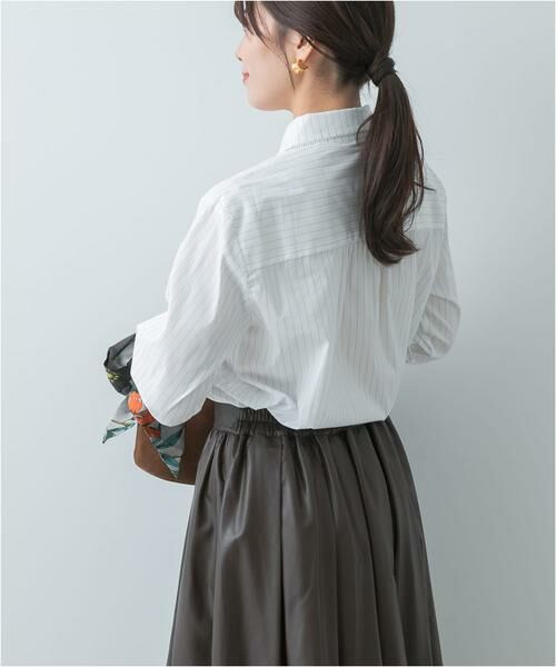 URBAN RESEARCH ROSSO / アーバンリサーチ ロッソ シャツ・ブラウス | F by ROSSO　トリミングレースビッグカラーシャツ | 詳細23