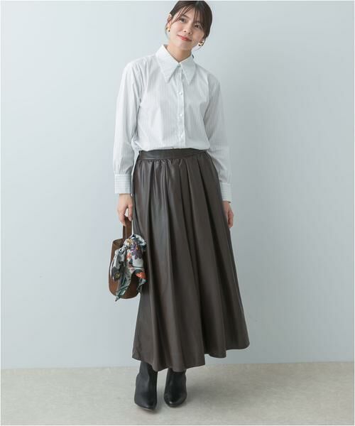 URBAN RESEARCH ROSSO / アーバンリサーチ ロッソ シャツ・ブラウス | F by ROSSO　トリミングレースビッグカラーシャツ | 詳細25