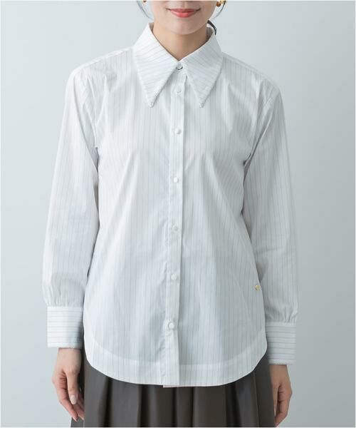 URBAN RESEARCH ROSSO / アーバンリサーチ ロッソ シャツ・ブラウス | F by ROSSO　トリミングレースビッグカラーシャツ | 詳細26