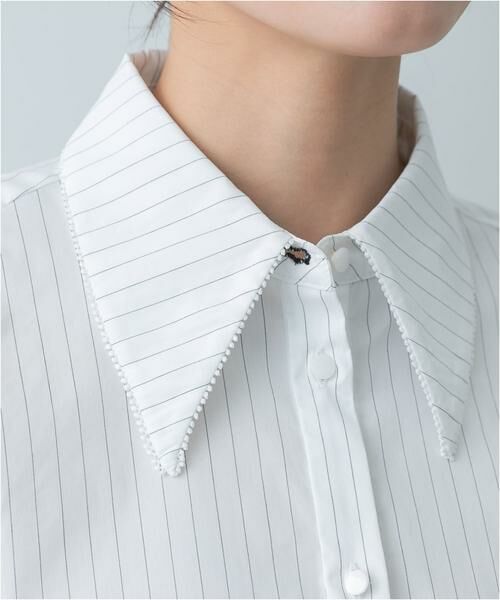 URBAN RESEARCH ROSSO / アーバンリサーチ ロッソ シャツ・ブラウス | F by ROSSO　トリミングレースビッグカラーシャツ | 詳細29