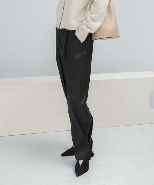 URBAN RESEARCH ROSSO / アーバンリサーチ ロッソ その他パンツ | ウール混2WAYサテンパンツ | 詳細6
