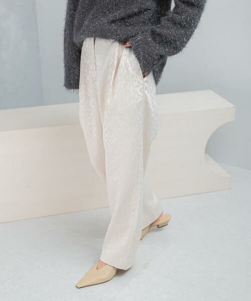 URBAN RESEARCH ROSSO / アーバンリサーチ ロッソ その他パンツ | ジャガードタックパンツ | 詳細1