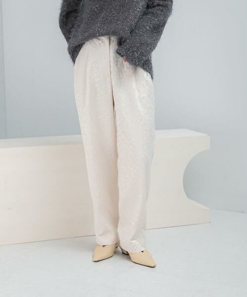 URBAN RESEARCH ROSSO / アーバンリサーチ ロッソ その他パンツ | ジャガードタックパンツ | 詳細2