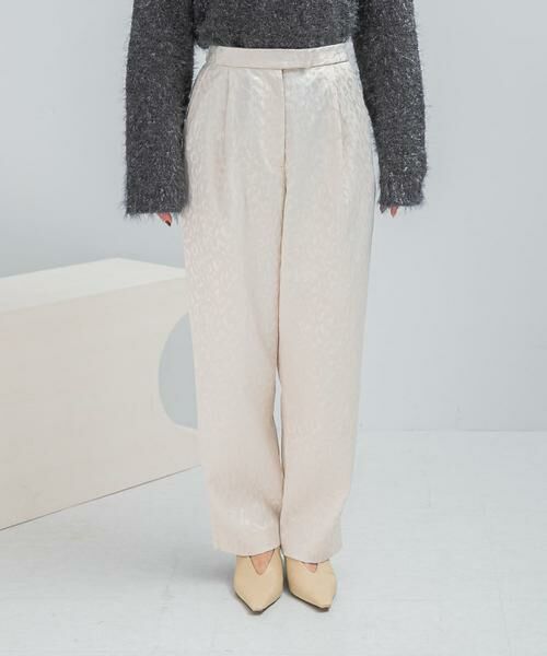 URBAN RESEARCH ROSSO / アーバンリサーチ ロッソ その他パンツ | ジャガードタックパンツ | 詳細4