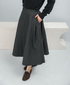 URBAN RESEARCH ROSSO / アーバンリサーチ ロッソ スカート | ジャガードサイドタックフレアスカート