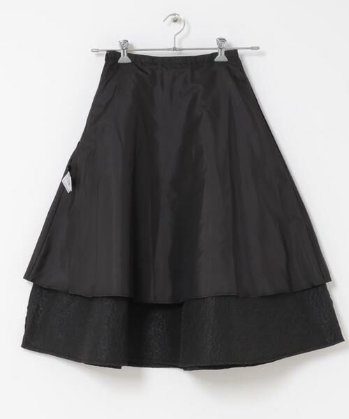 URBAN RESEARCH ROSSO / アーバンリサーチ ロッソ スカート | ジャガードサイドタックフレアスカート | 詳細10